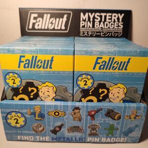 Fallout Mystery Pin Badge Volume 2 Blind Box Case Official Bethesda Collectible